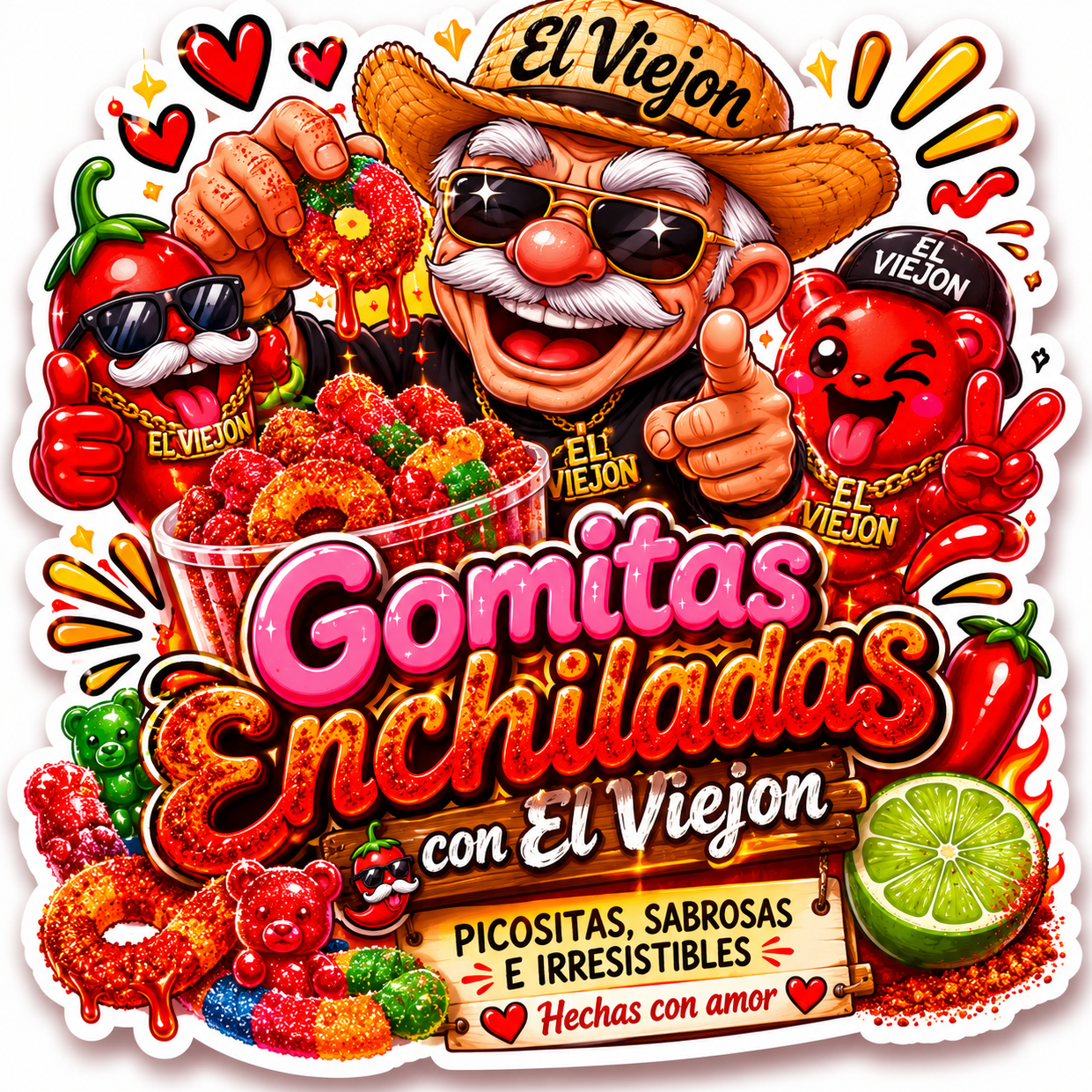 Small Original Hot, Sweet and Sour Gummies